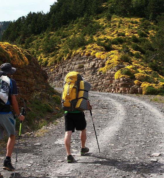 couple hiking